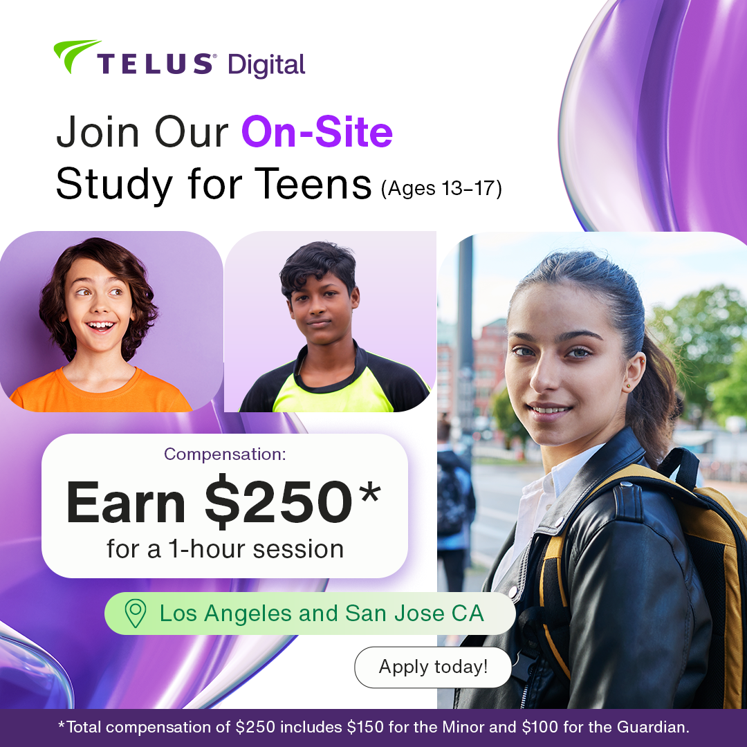 Onsite Study (Parents Required - Los Angeles, CA)